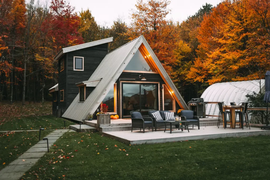 HIGH-CLASS A-FRAME CABIN! One of a kind two-story 1,000sqft