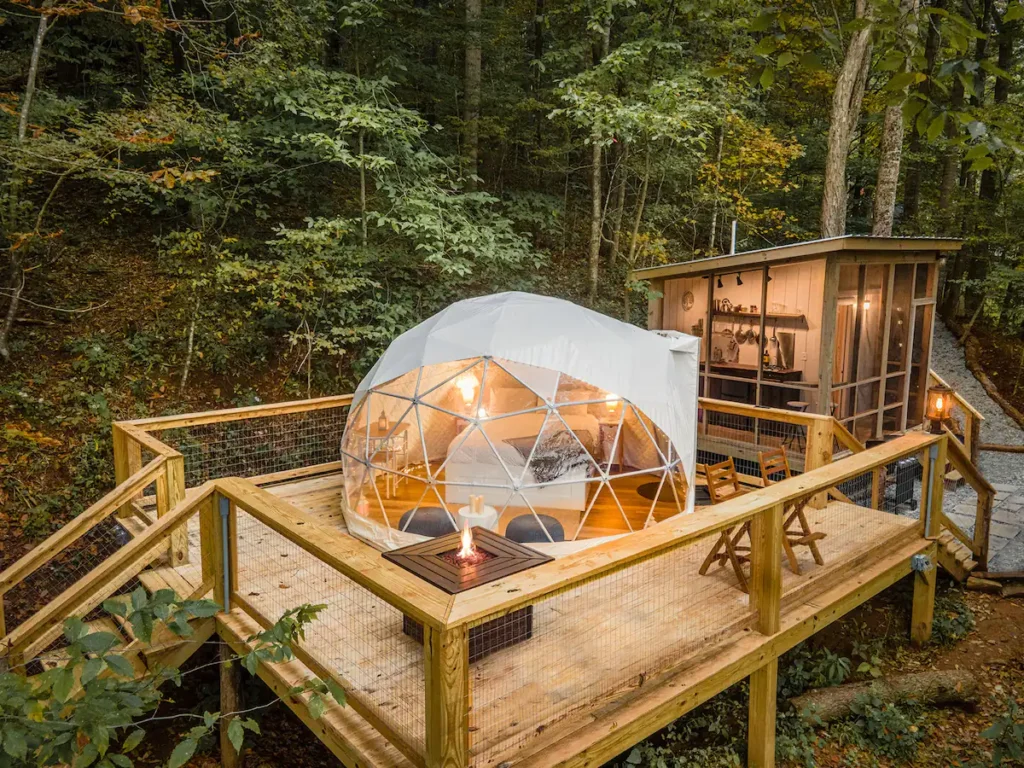 Luxury Glamping Dome in Todd, North Carolina