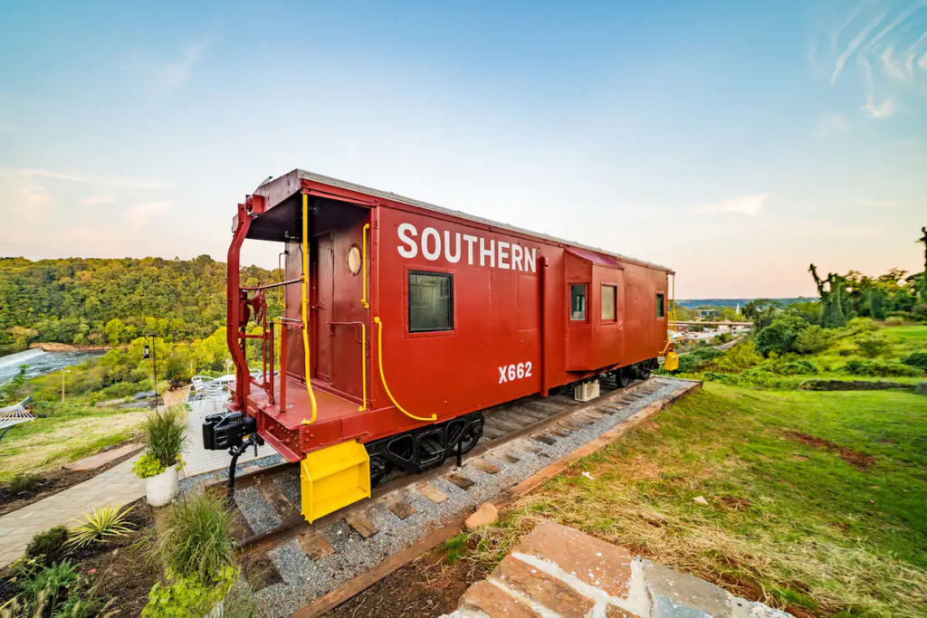 Spacious Train Caboose Converted into Tiny House