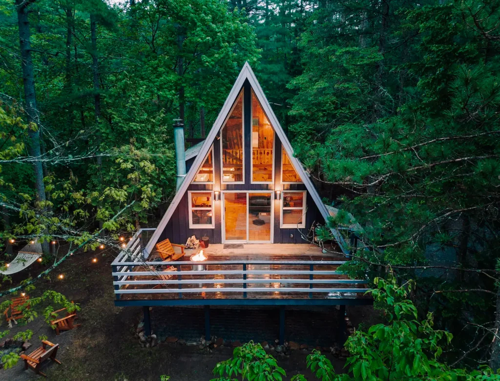 A-Frame in the vicinity of Whiteface Mountain & Lake Placid, New York