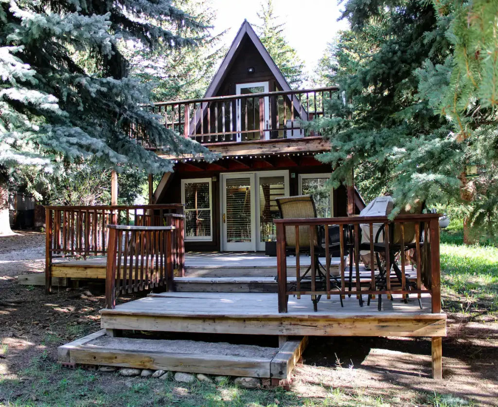 Exploring The Saint Vrain River’s A-Frame Cabin Retreat