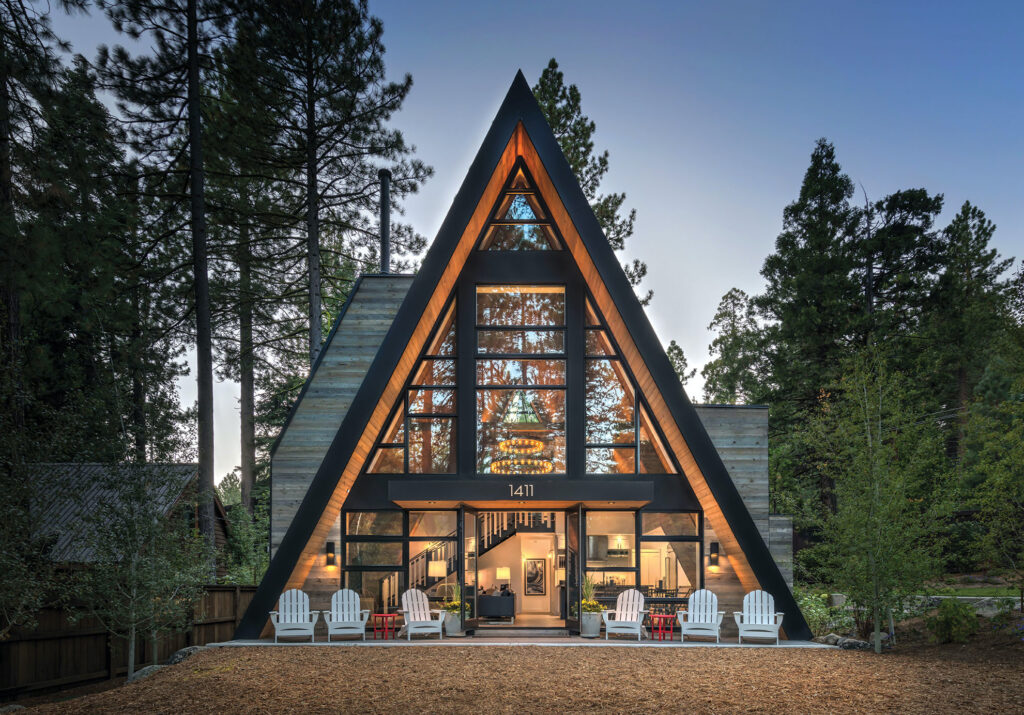 Touring The A-Frame Cabin Chic Retreat And Enchanting