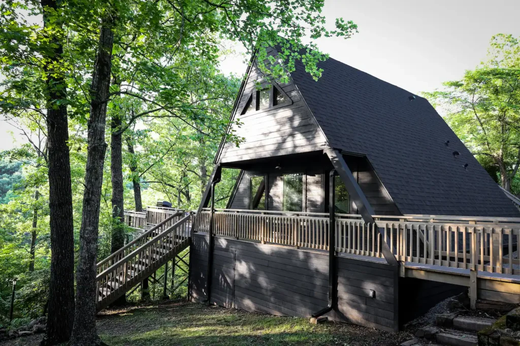 A-Frame Cabin Enchantment: A Serene Haven By Table Rock Lake