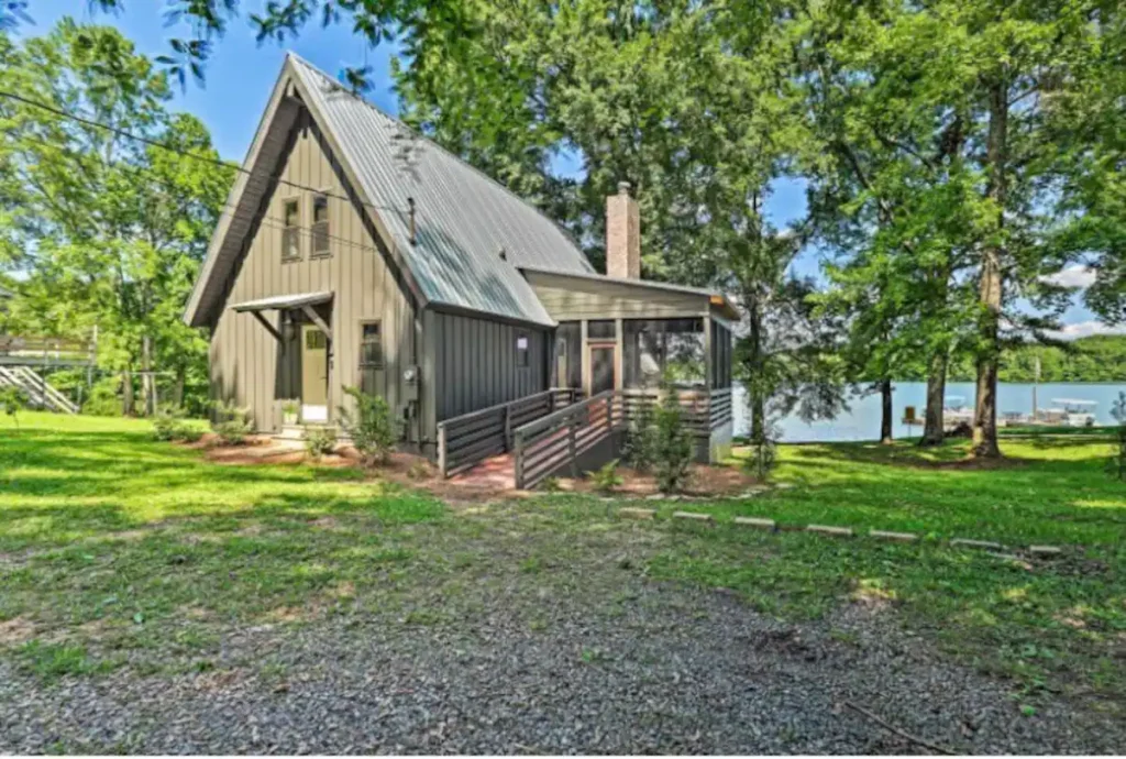 Discover Tranquility: The A-Frame Cabin On Lake Martin