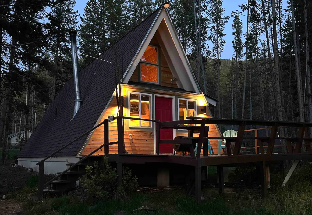 A-frame Cabin Bliss: Perfect For Couples And Small Families