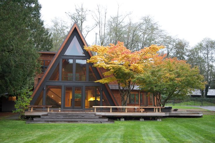 Experience Tranquil Luxury: Touring The A-Frame Cabin On Lake Cisco