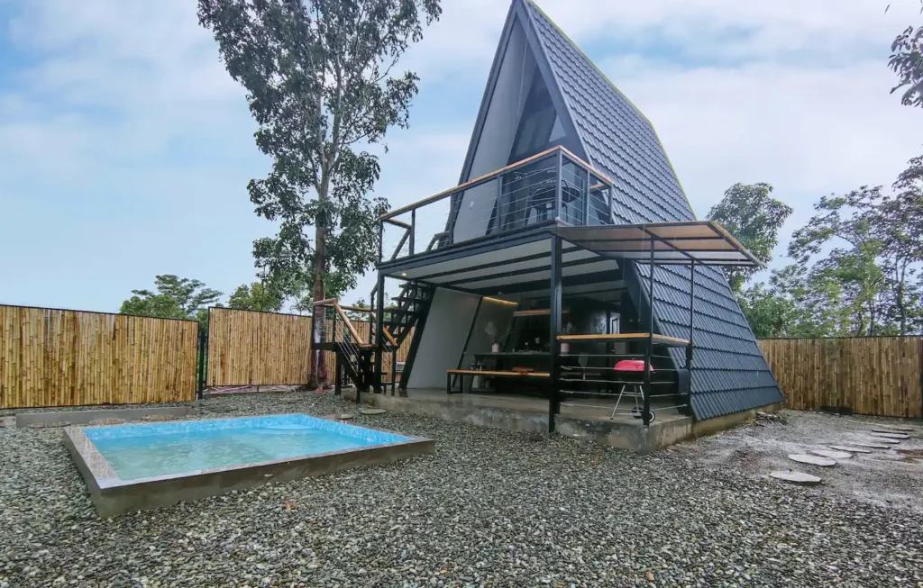 Experience Luxury In An A-Frame Cabin: Home Tour & Review