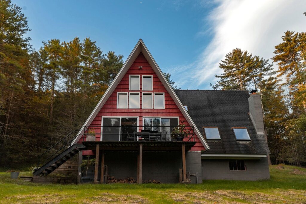 A-Frame Cabin Magic: Nature’s Embrace The Catskill Mountains