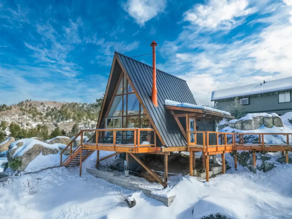 A Home Tour Of The Arrowbear Lake Valley A-Frame Cabin Marvel