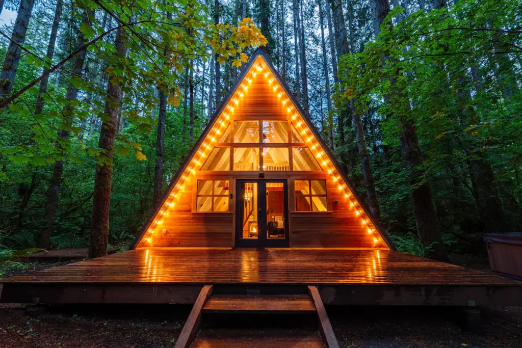 A-Frame Cabin Serenity: Exploring The Timber Lane Village Retreat