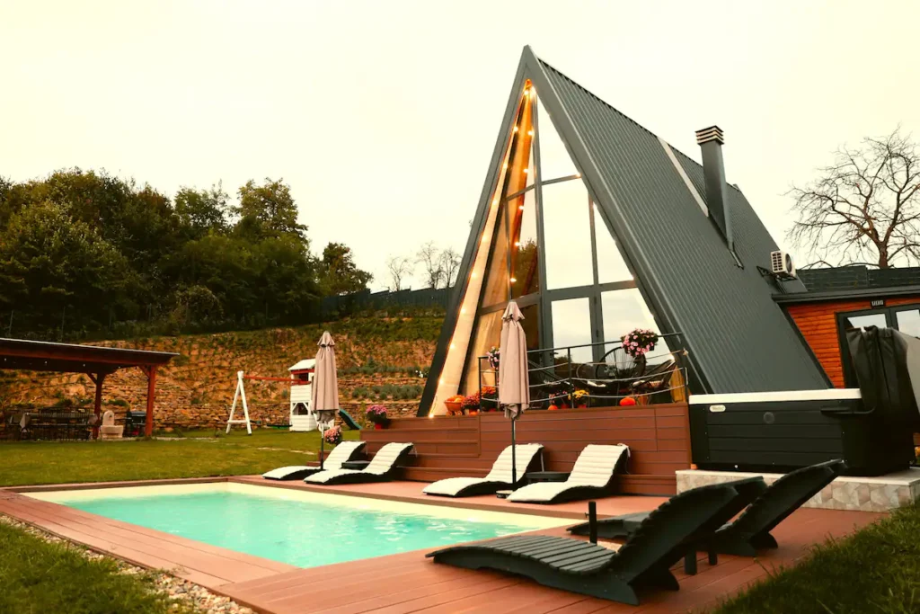 The Art Of Compact Luxury: A-Frame Cabin Home Review