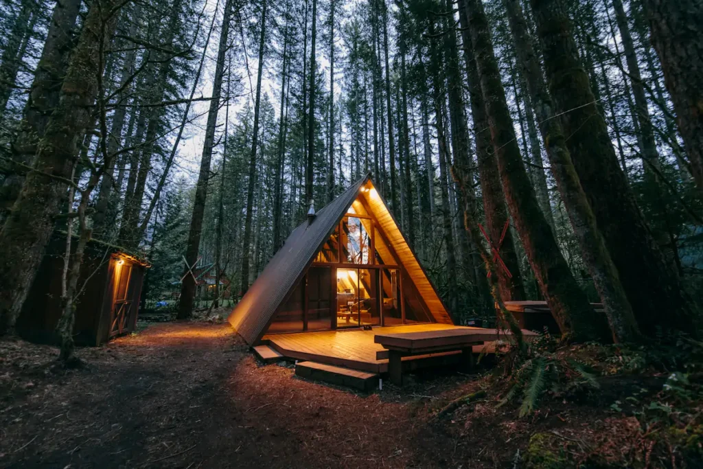 Step Inside Paradise: A-Frame Cabin Delights And Details