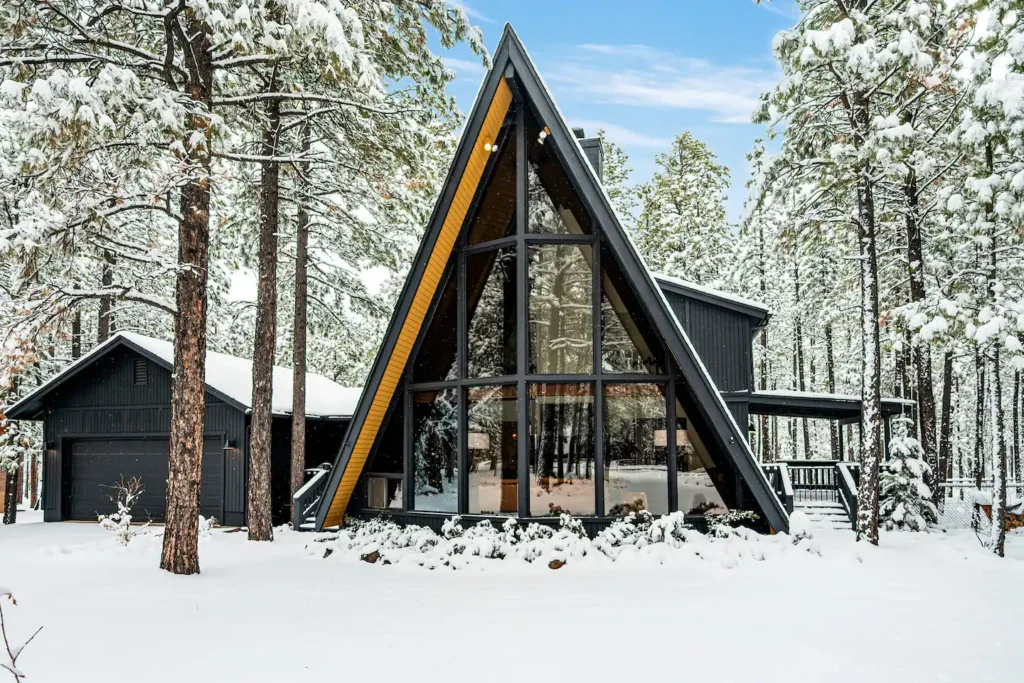 Fantastic A-Frame Cabin The Charm Of The Midnight Pines Revealed