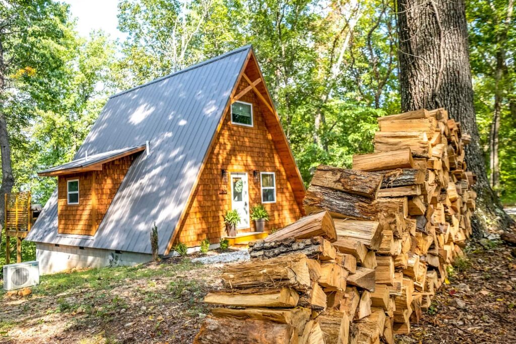 Amazing A-Frame Cabin Unveiling The Back Porch’s Hidden Gem