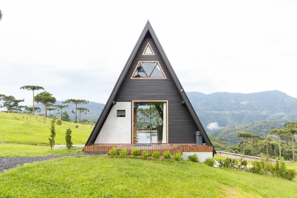 Stunning A-Frame Cabin To The Ideal Retreat In Mountains