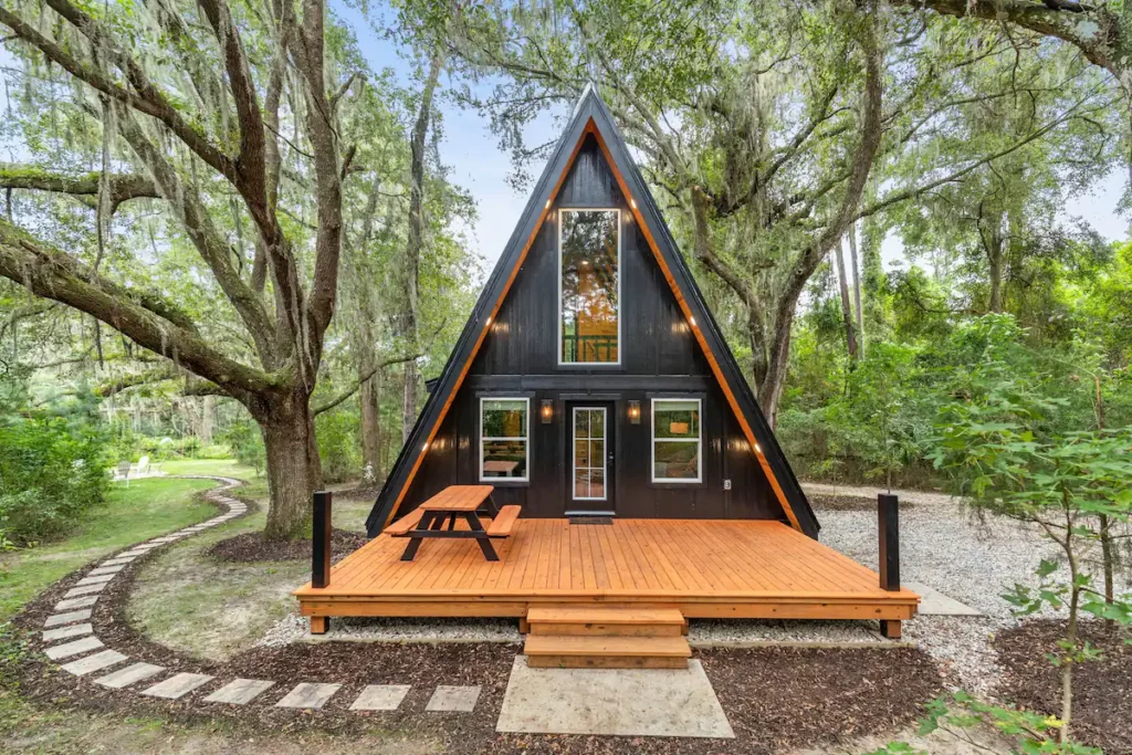 Beautiful A-Frame Cabin A Cozy Retreat In Nature’s Embrace