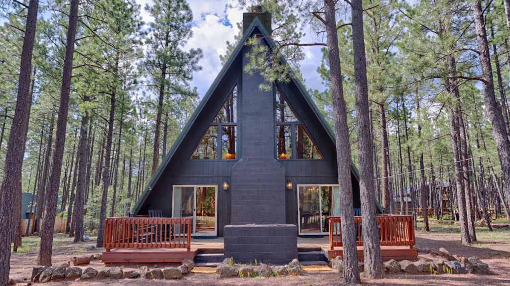 Beautiful A-Frame Cabin Inside The Perfect Family Retreat