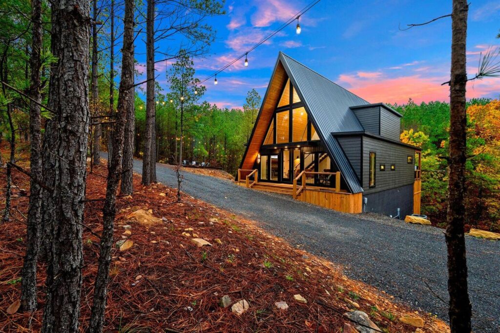 Stunning A-Frame Cabin Your Gateway To Serenity In Oklahoma