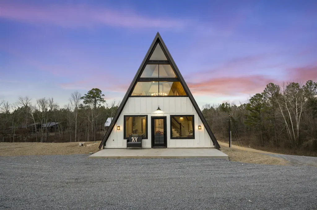 A Modern A-Frame Cabin Retreat With Beautiful Design