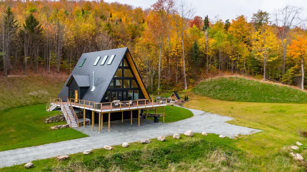 Gorgeous A-Frame Cabin Discovering Our Littleton, NH Retreat