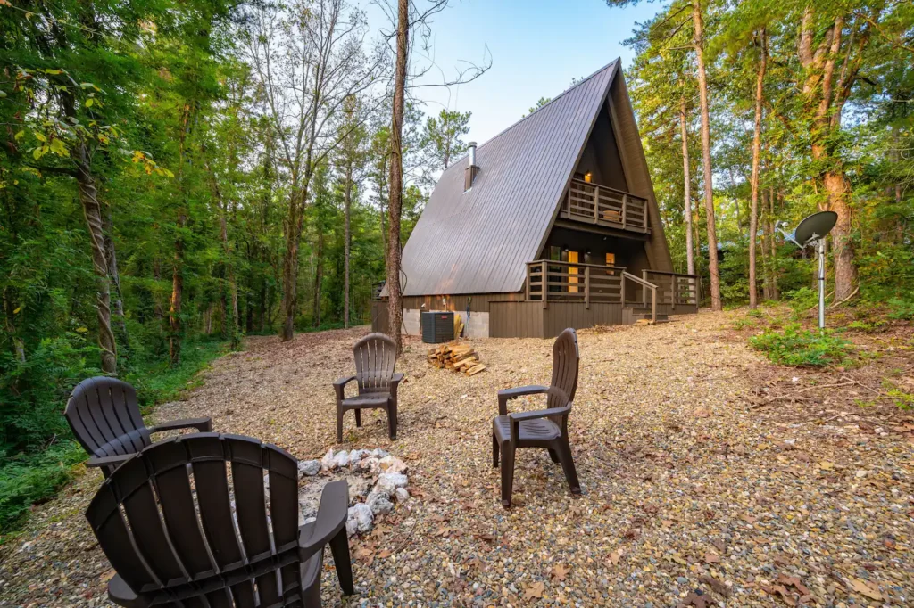 Stunning A-Frame Cabin Wisteria House And Enchanting