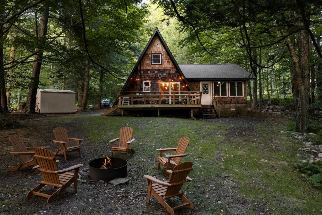 The Best A-Frame Cabin Home Tour & Review And Enchanting