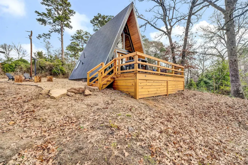 Fantastic A-Frame Cabin A Homely Retreat In East Texas