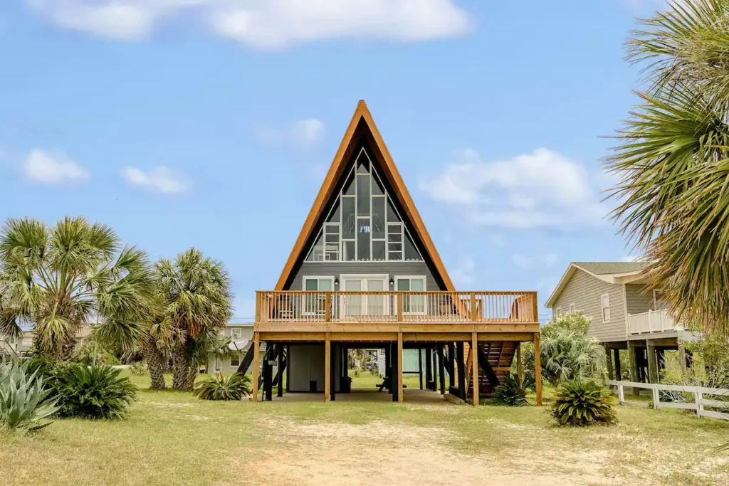 Magical A-Frame Cabin Escapes Your Ticket To Beachfront Bliss