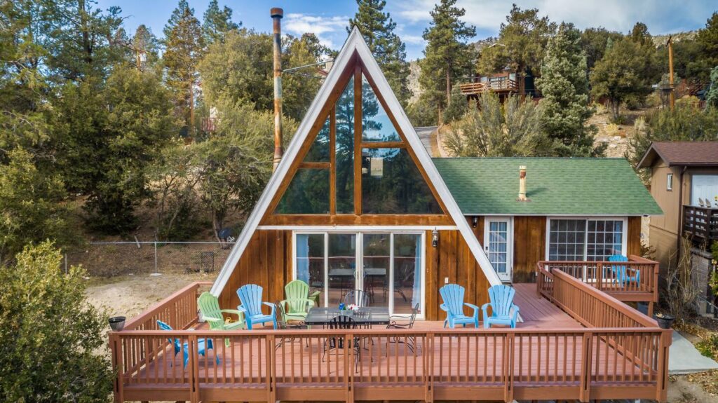 Stunning A-Frame Cabin Embrace Serenity In Whispering Forest