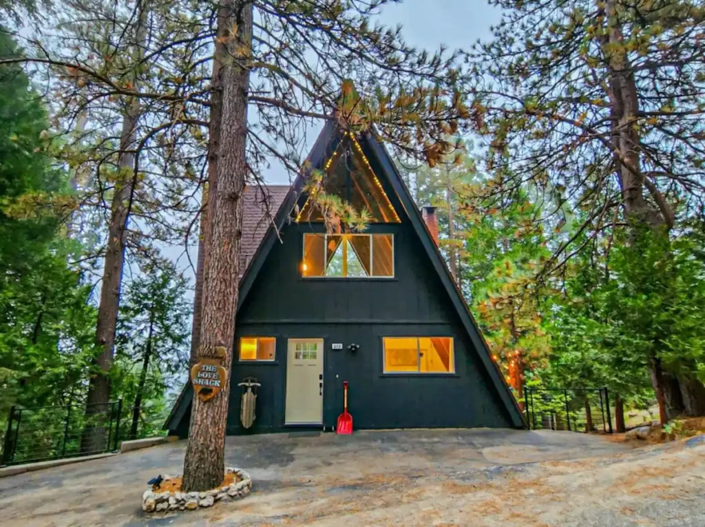 Gorgeous A-Frame Cabin Inside The Serene Ambiance And Enchanting