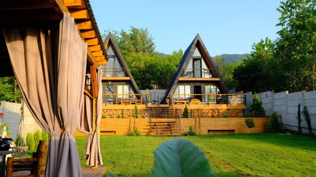 The Best A-Frame Cabin And Lovely House Decor Inside