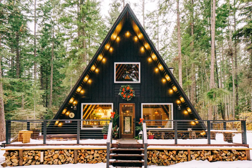 Gorgeous A-Frame Cabin Embrace Tranquility In The Cascade Mountains