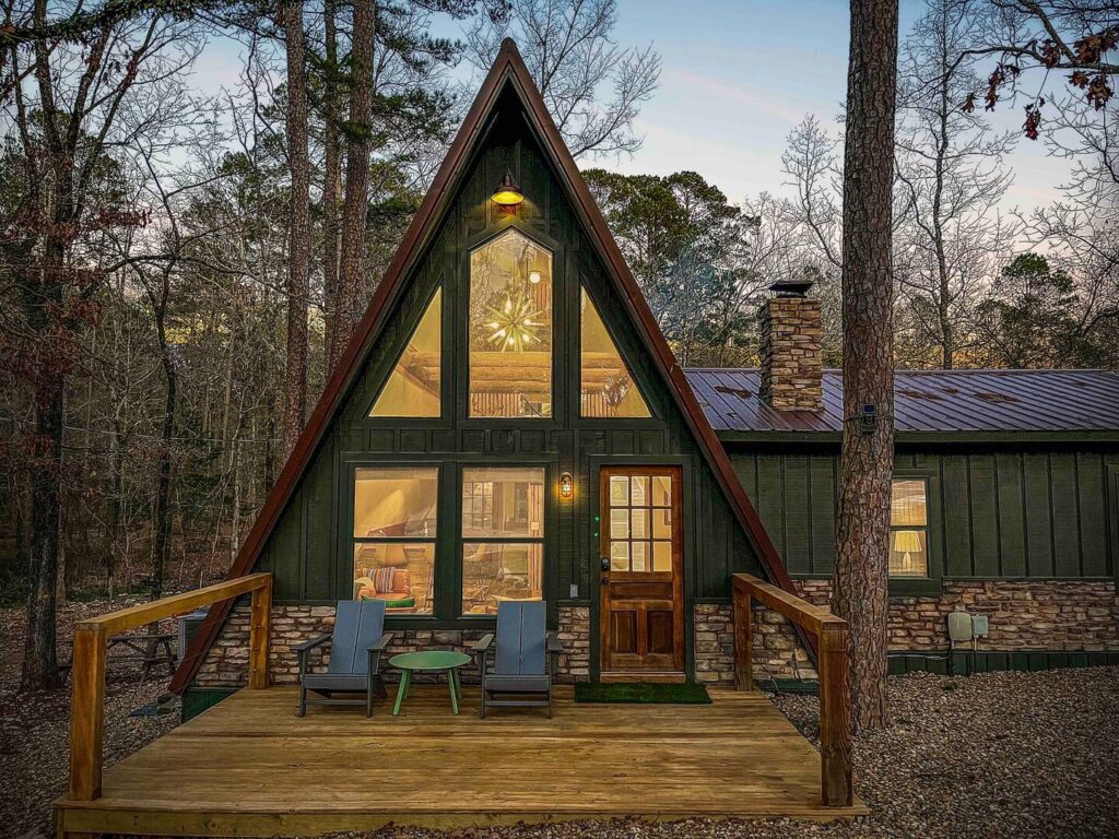 Fantastic A-Frame Cabin A Home Tour & Review And Enchanting