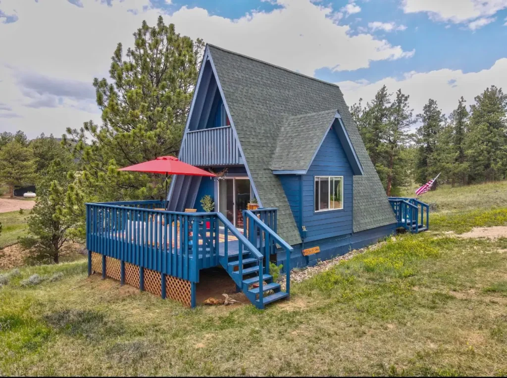 Magical A-Frame Cabin Touring The Rustic Luxury Of Teller County’s