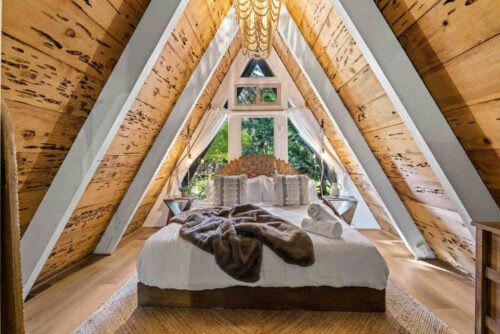 Beautiful A-frame cabin