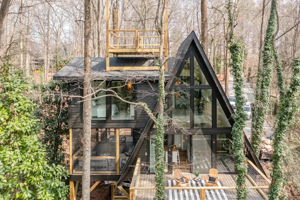 Magic A-Frame Cabin Where Rustic Charm Meets Urban Convenience