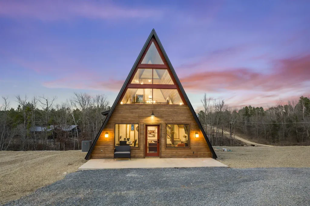 Stunning A-Frame Cabin Unveiling Little Woods’ Cozy Retreat